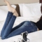 上下架计划:冬装新款弹力韩版女士加绒牛仔裤女小脚显瘦修身紧身长裤子正品潮