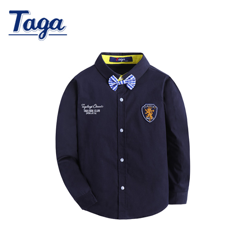 TAGA Children's clothing Boy Autumn jacket new pattern CUHK children Long sleeve leisure time Lapel shirtin the Children/Baby/Family fitted , Shirt category - from Buy2taobao.com to provide professional Taobao agent buy service