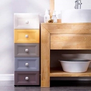 小床头柜小型窄夹缝收纳柜子储物多层卧室整理柜储物柜浴室柜。