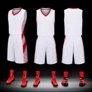 篮球服套装男大学生球衣青少年球服定制印字印号篮球队服儿童背心