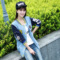 上下架计划:棒球服女韩版潮外套 衣服女装时尚2014 春秋新款牛仔女士开衫卫衣