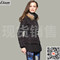 上下架计划:专柜正品代购2014艾格新款韩版中长款羽绒服女外套14013500995潮