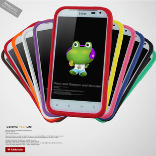 seepoo HTC Rhyme S510b/倾心G20手机壳硅胶G19保护套+膜 