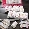 5条韩国全棉儿童内裤棉质男女童，宝宝卡通三角面包裤小童婴儿短裤