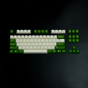销售键帽局sasp奶酪绿双色键帽适配filco87键键盘