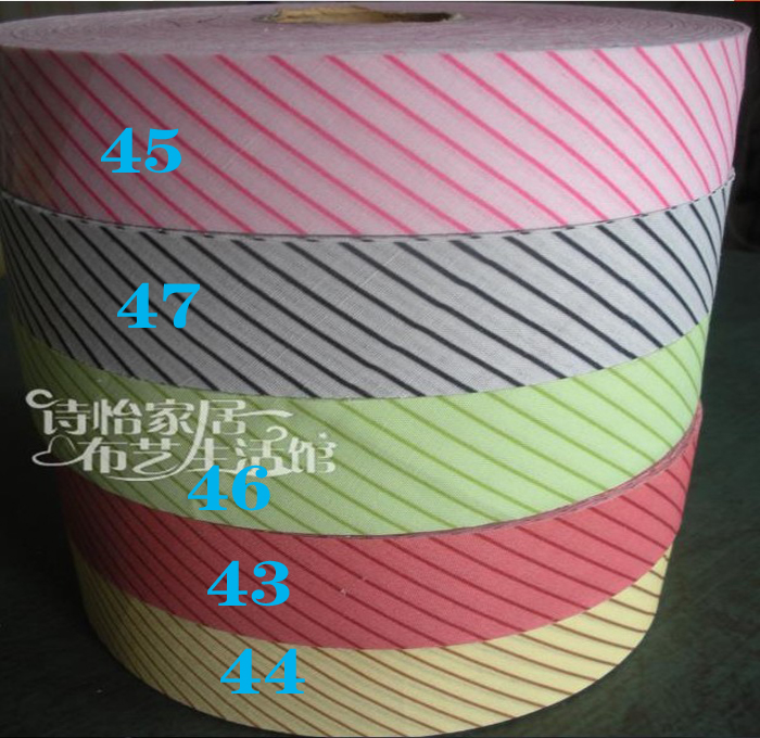 热销包边条 涤棉3公分包边布 CT45度斜切 条纹包边带 量大可包邮在类目 居家布艺, 缝纫DIY材料、工具及成品, 缝纫DIY配件/辅料/配饰, 丝带/绸带/布带中 - 来自Buy2taobao.com提供专业的淘宝代购服务