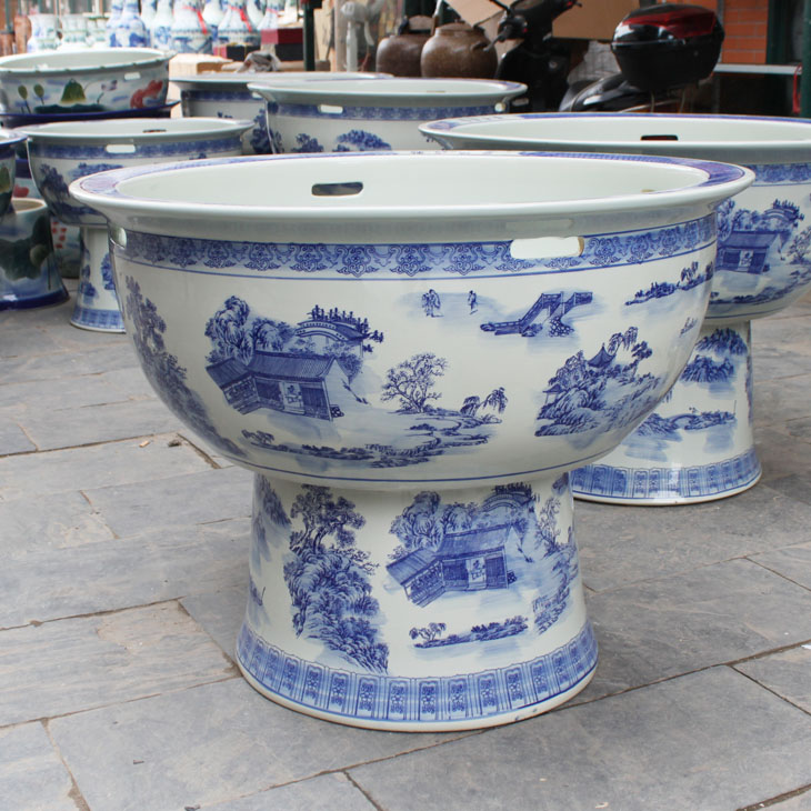 锦地 景德镇瓷器 大型陶瓷鱼缸 酒店花园金鱼缸 立柱式山水如画|msdalam kategori haiwan peliharaan/makanan haiwan dan bekalan, Aquarium World, tangki ikan akuarium dan kelengkapan lain, tangki ikan/akuarium - dari Buy2taobao.com untuk memberikan perkhidmatan ejen Taobao profesional membeli