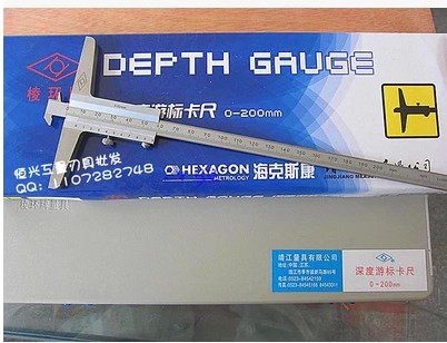 靖江棱环双钩深度游标卡尺0-200-300mm精度0.02碳钢假一罚十在类目 五金/工具, 手动工具, 测量工具, 游标卡尺中 - 来自Buy2taobao.com提供专业的淘宝代购服务