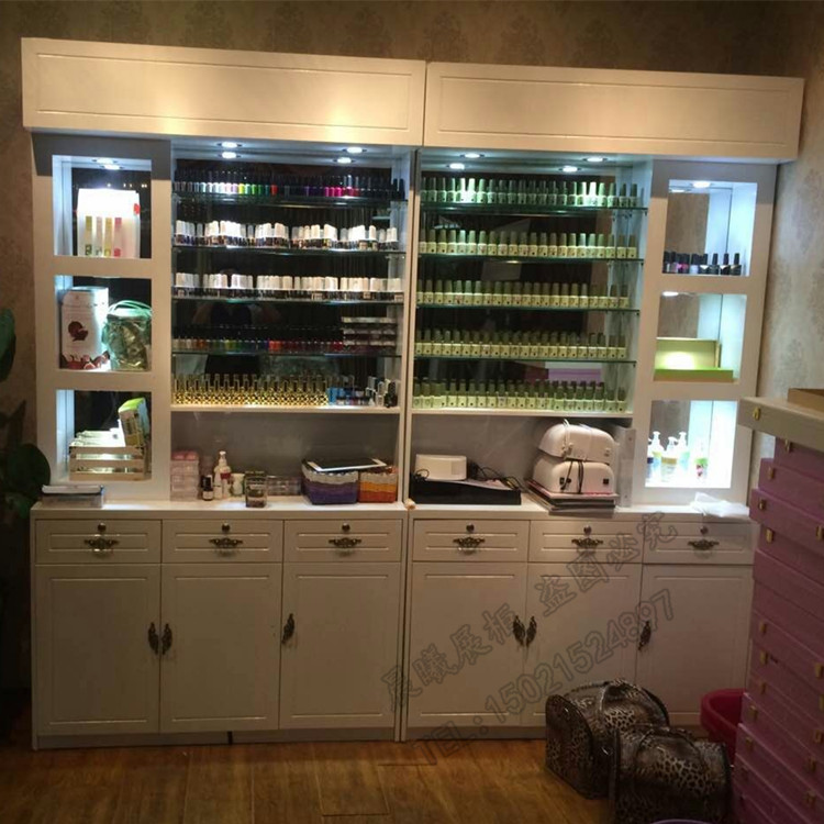 Paint Nail enhancement Display cabinet Eyeglasses Fine display goods shelves Cosmetics counters Make old nail cabinetsin the Business/Office Furniture , Shelf/Showcase , Cosmetics Showcase category - from Buy2taobao.com to provide professional Taobao agent buy service