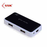 SSK/飚王 SHU008 风云USB HUB 一拖四 4口USB分线器