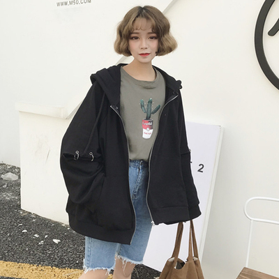 如何搭配韩版2017春季新款女装学生外套宽松
