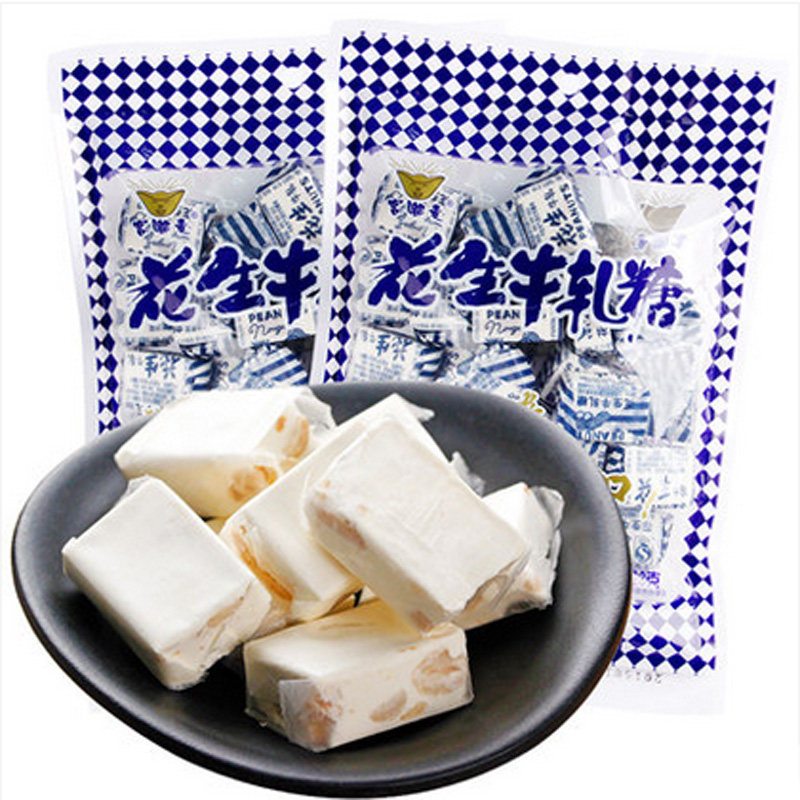 【天猫超市】客嘟麦花生牛轧糖228g/袋奶糖花生糖果零食年货礼包