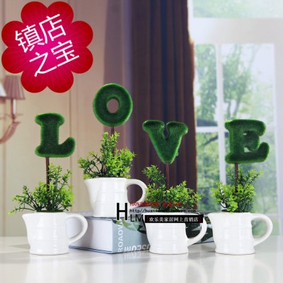 创意love小摆件 家居房间装饰品结婚礼物新婚卧室客厅