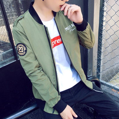 男士外套秋冬季2017新款男装牛仔潮流学生春