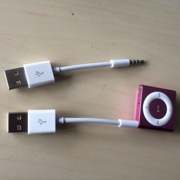 惊爆11shuffle充电数据线代夹子iPod 通用苹果单头
