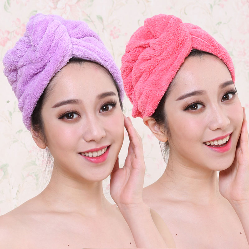 Bamboo silk day Dry hair cap water uptake Shower cap thickening enlarge soft Coral Towel dry hair Long singlein the Family/Personal Cleaning Tools , Personal care cleaning appliances , Dry hair hat category - from Buy2taobao.com to provide professional Taobao agent buy service