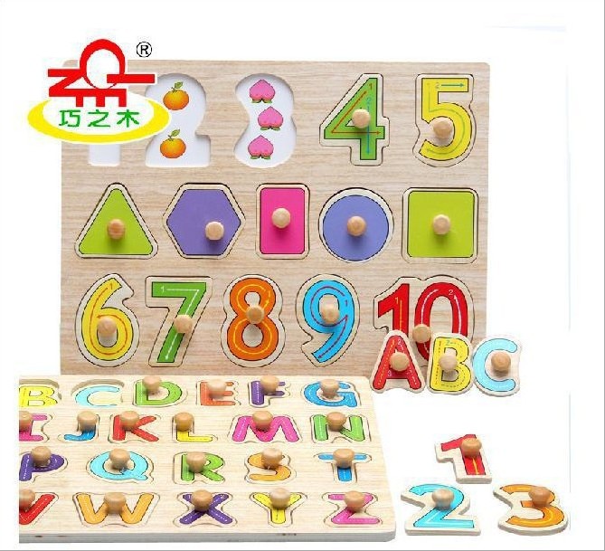木质数字英文字母手抓板拼图拼板 儿童早教益智宝宝启蒙智力玩具|msdalam kategori Toy/bayi/teka-teki/blok bangunan/model, manik/teka-teki/Pasangan/pemasangan/Pukul mainan, teka-teki/teka-teki - dari Buy2taobao.com untuk memberikan perkhidmatan ejen Taobao profesional membeli