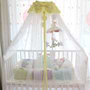 婴儿床带支架蚊帐，床头蚊帐落地式婴儿宫廷，豪华蚊帐罩通用