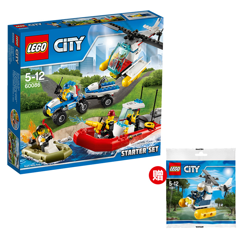 乐高城市组60086城市入门套装 LEGO CITY 儿童玩具积木益智趣味