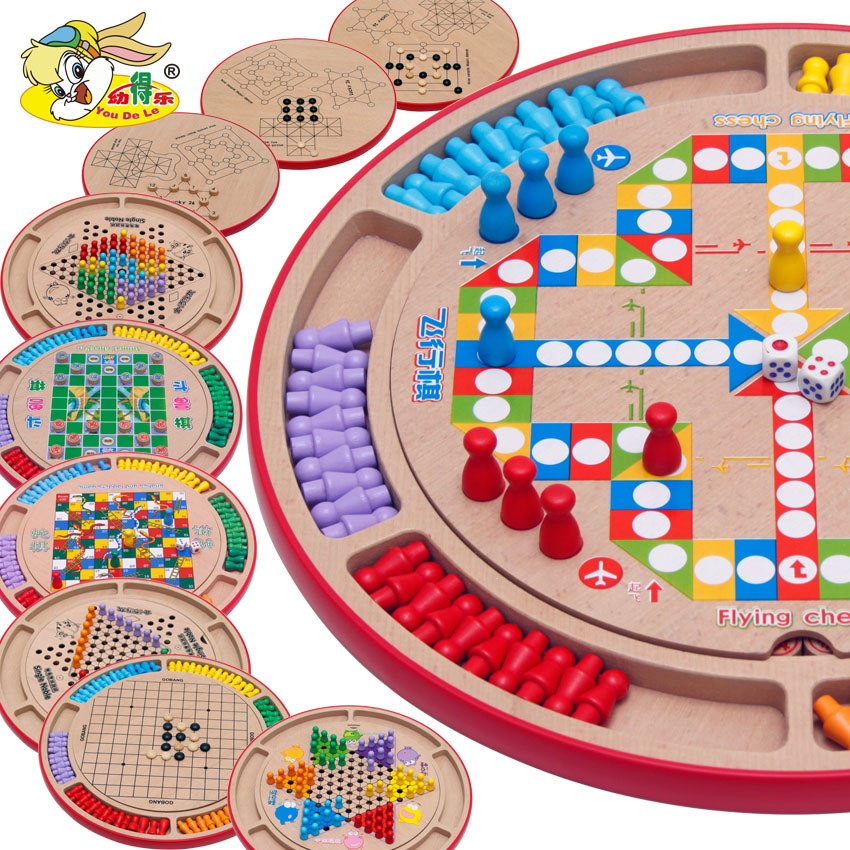 children Flight chess Checkers Parenting Puzzle game adult Two-in-one boy Daughter multi-function Puzzle Toysin the Toy/Childs/Puzzle/Building block/Model , Children's Chess/Table Games , Checkers category - from Buy2taobao.com to provide professional Taobao agent buy service