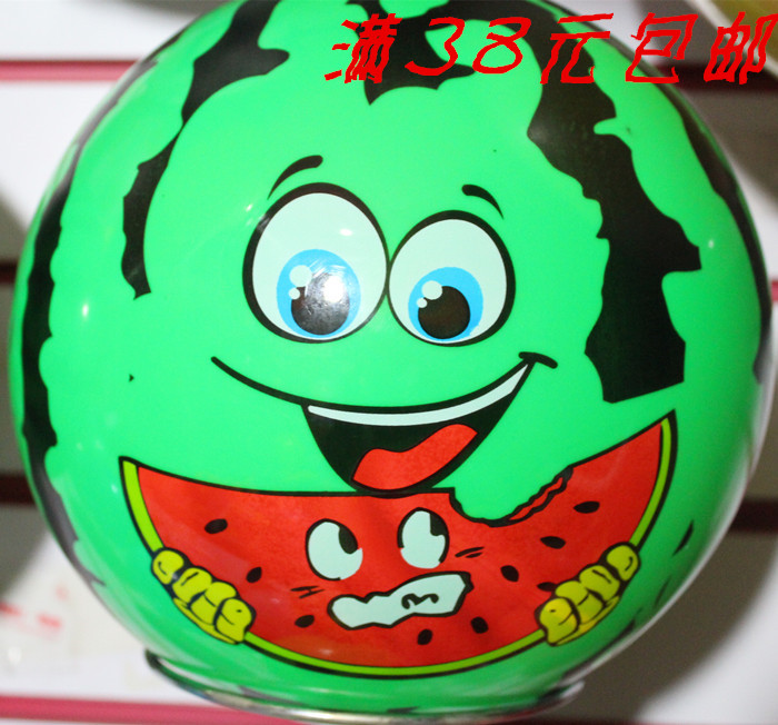 儿童运动户外玩具加厚笑脸图案西瓜球卡通球幼儿园活动拍拍皮球|ruв категории игрушка/коляска/головоломка/блоки/модель, спорт на открытом воздухе/досуг/традиционные игрушки, игры с мячом игрушки/игры с мячом - от Buy2taobao.com для оказания профессиональной услуги покупки агента Taobao