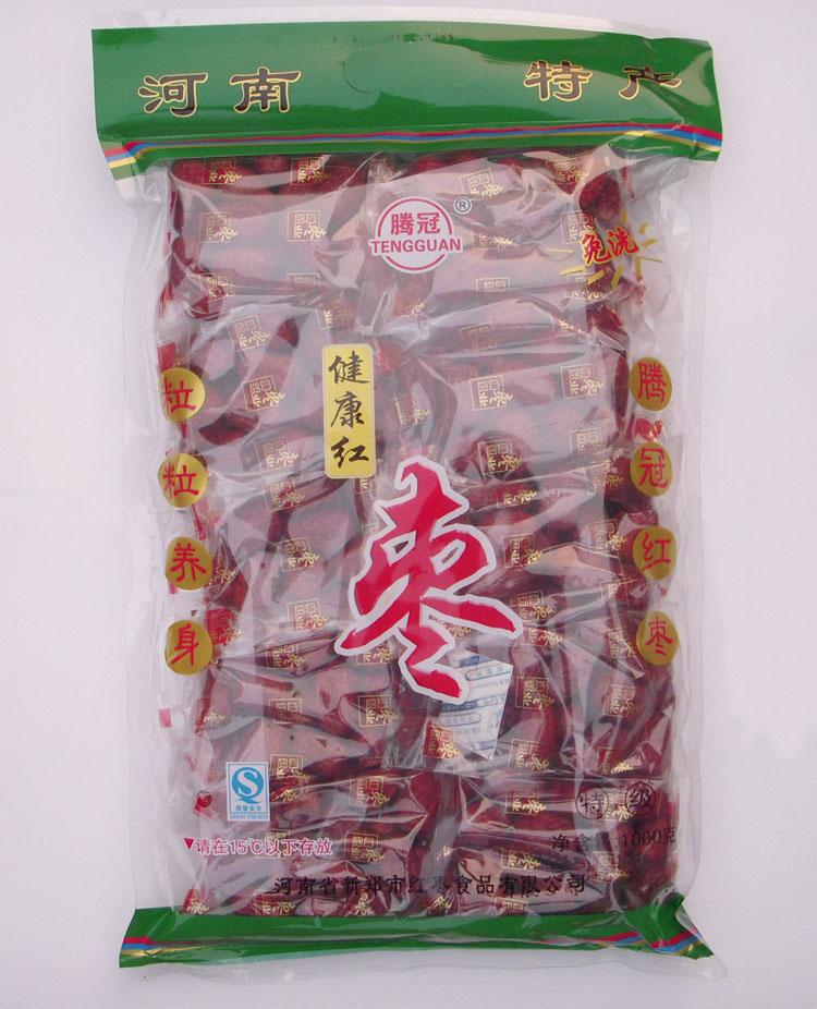 河南特产腾冠原味大红枣1000克独立小包装2件送礼袋在类目 零食/坚果/特产, 蜜饯/枣类/梅/果干, 枣类制品中 - 来自Buy2taobao.com提供专业的淘宝代购服务