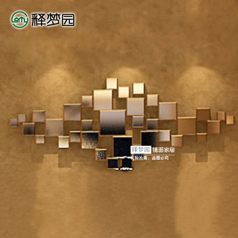 释梦园 壁饰创意时尚壁饰立体装饰镜玄关镜挂镜简约化妆镜 M1243|msdalam kategori perabot kediaman, Mirrors, lain - dari Buy2taobao.com untuk memberikan perkhidmatan ejen Taobao profesional membeli