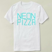 Neon Pizza 半袖 个性 上衣 文化衫 DIY Tee T-Shirt T恤 半袖