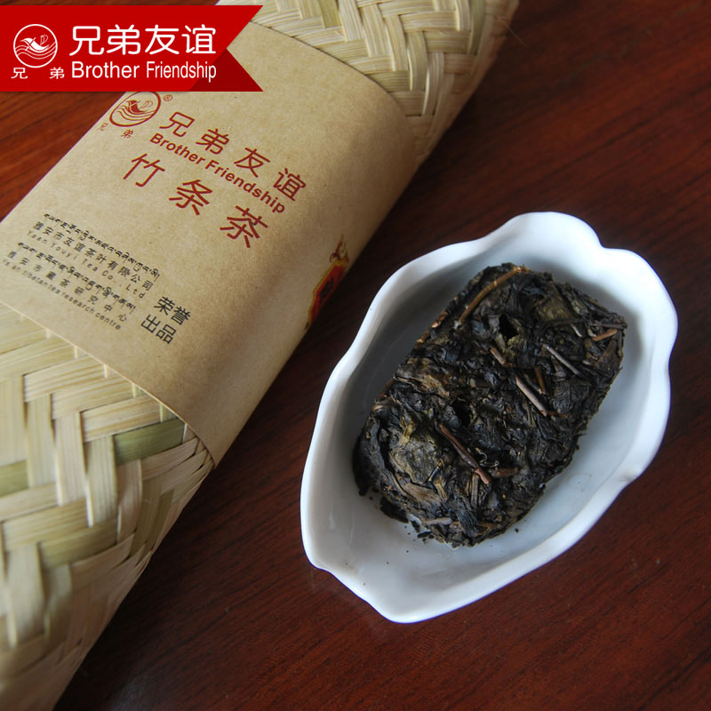 四川雅安藏茶特级正品黑茶雅安兄弟友谊茶厂 竹条茶 藏茶传人500g|ruв категории чай, черный чай (новый), Другие черный чай - от Buy2taobao.com для оказания профессиональной услуги покупки агента Taobao