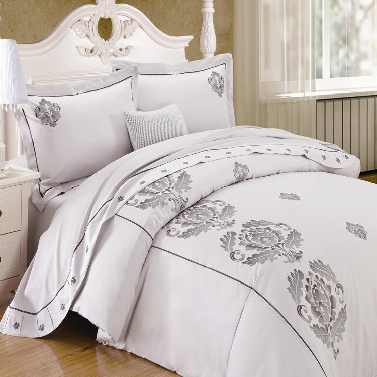 Lu embroidery Artech Home textiles pure cotton Twill Embroidery Four piece suit melody YDN124013A Genuine SFin the Bedclothes , Bedding Sets/Family of four/Multiple sets of category - from Buy2taobao.com to provide professional Taobao agent buy service