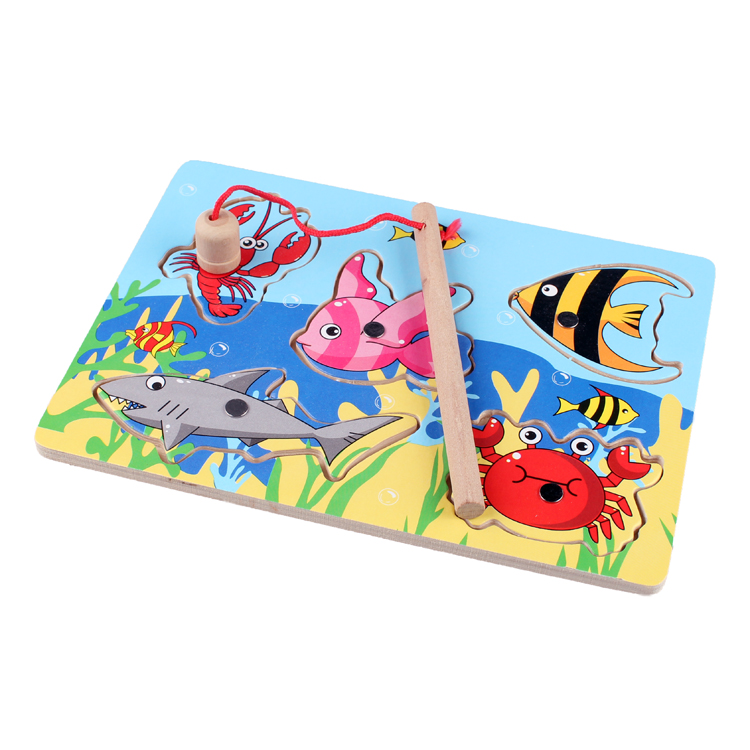 woodiness Fishing board Toys baby Ocean Go fishing game Cold platter Magnetic Toys 1-3 yearin the Toy/Childs/Puzzle/Building block/Model , Beads/Jigsaw/Pair/Disassembly/Beat Toy , Fishing Toys category - from Buy2taobao.com to provide professional Taobao agent buy service