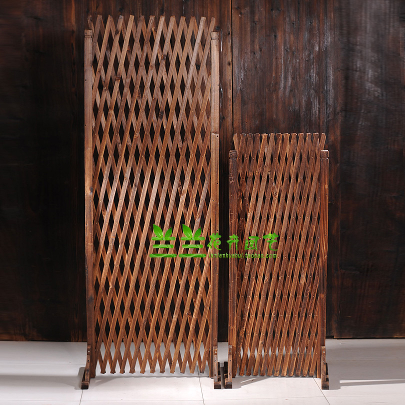 Wooden fence fence Bamboo fence Anticorrosive Carbonized wood Telescoping grid Flower trellis Climbing frame Christmas Wedding celebration Seine partitionin the Flower delivery/Flowers simulation/Plants gardening , Gardening supplies , Large fence/Fences category - from Buy2taobao.com to provide professional Taobao agent buy service