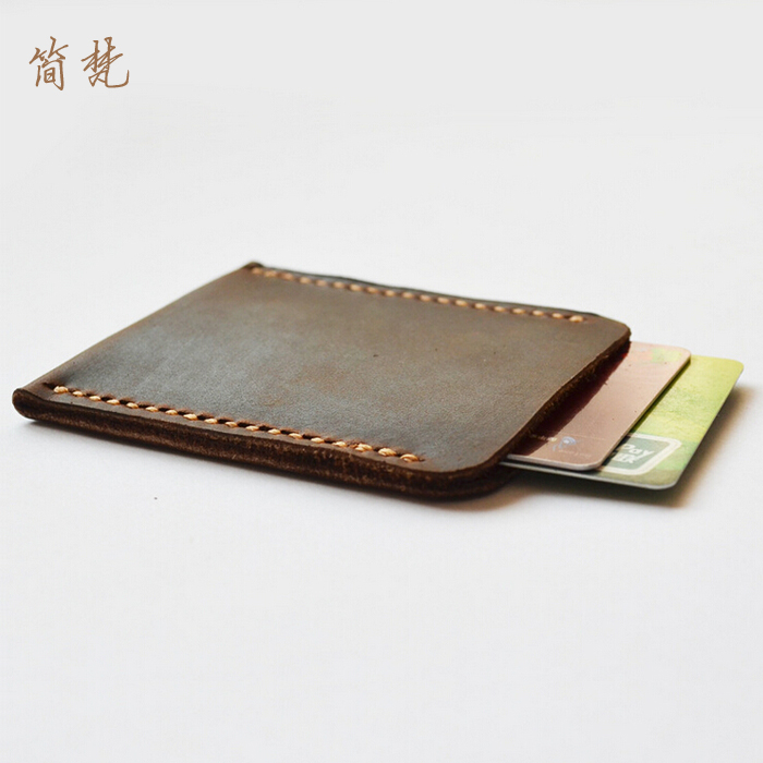 卡包男真皮小卡夾單張女式簡約手工複古瘋馬皮學生公交卡卡套包郵在類目 箱包皮具/熱銷女包/男包, 卡包中 - 來自Buy2taobao.com提供專業的淘寶代購服務
