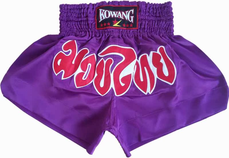 正品 KOWANG 泰拳裤 拳击裤 散打 MMA 泰拳 搏击 短裤 头 紫色纹在类目 运动/瑜伽/健身/球迷用品, 跆拳道/武术/搏击, 拳击/散打/泰拳, 拳击服中 - 来自Buy2taobao.com提供专业的淘宝代购服务