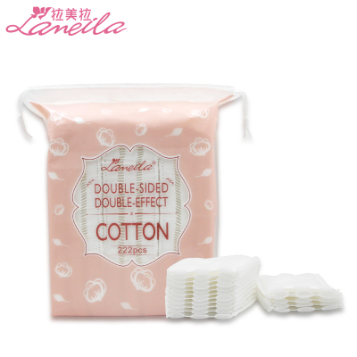拉美拉 222片 化妆棉 卸妆棉 厚款 双面双效上妆补水卸妆洁面工具