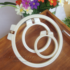 刺绣十字绣工具圆形塑料绣绷 绣框绣架绣圈 苏绣DIY工具15厘米