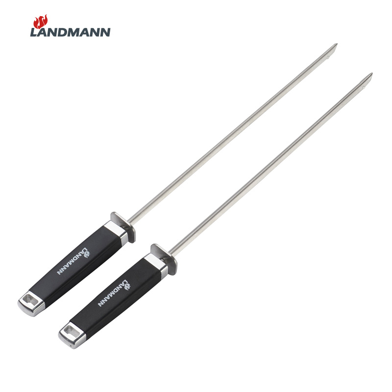 Landmann兰德曼不锈钢烧烤工具烧烤签烧烤针钎子刚签肉串签子肉签|msdalam kategori luar/Mountaineer/Camping/Aksesori perjalanan, dapur/pinggan mangkuk/bekalan barbeku berkelah, aksesori barbeku, jarum barbeku - dari Buy2taobao.com untuk memberikan perkhidmatan ejen Taobao profesional membeli