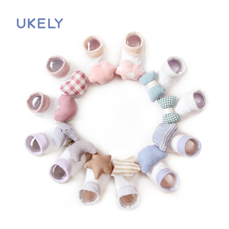 Spring cute 0-6-12 baby Socks children Floor socks non-slip Newborn baby Doll socks Cotton socksin the Children/Baby/Family fitted , Children's socks( 0-16 Years) category - from Buy2taobao.com to provide professional Taobao agent buy service