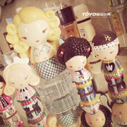 日本正版散货玩具原宿娃娃，香水娃娃手指公仔摆件收藏
