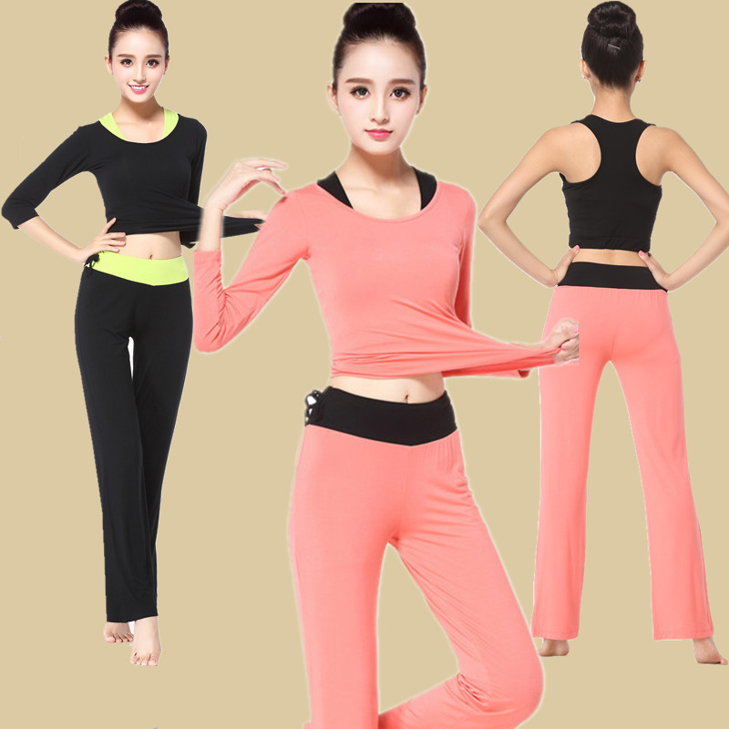 New yoga Costume Three-piece Suite modal vest Fitness wear Home Furnishings indoor Yoga Kit summer Short sleevedin the Sports/Yoga/Fitness/Fans supplies , Yoga , Yoga clothes category - from Buy2taobao.com to provide professional Taobao agent buy service
