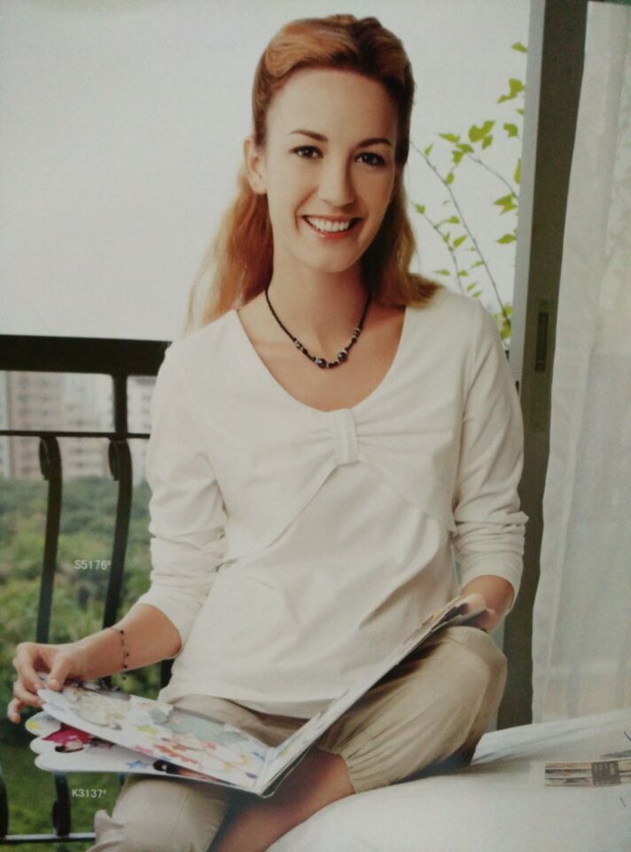 孕妇装-今生宝贝L码灰色孕妇裤-孕妇休闲上衣5176|ruв категории Всё для беременных и кормящих, материнство, рубашка/шифон рубашка - от Buy2taobao.com для оказания профессиональной услуги покупки агента Taobao