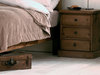 美式乡村床头柜实木床头柜松木床边柜复古做旧床头柜美式家具