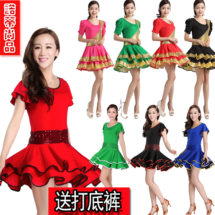 2019 new pattern dance Square dance clothing Dress Spring and summer skirt square dance clothing Short sleeved suitin the Sports/Yoga/Fitness/Fans supplies , Dance/Aerobics/Gymnastics , Latin , Latin Dance Set category - from Buy2taobao.com to provide professional Taobao agent buy service