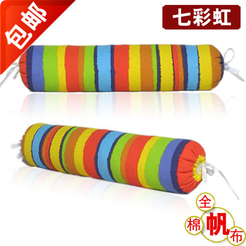 全棉帆布糖果頸椎枕/保健枕/藥枕決明子荞麥殼珍珠棉/光邊/七彩虹在類目 牀上用品, 枕頭/枕芯/保健枕/頸椎枕中 - 來自Buy2taobao.com提供專業的淘寶代購服務