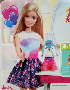  Barbie 芭比益智娃娃玩具变色狗狗 芭比娃娃 CFN40