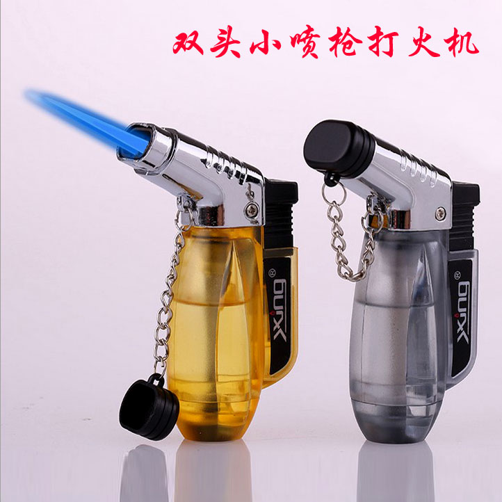 银星打火机创意小喷火枪打火机双头防风直冲小点火枪户外透明气箱在类目 ZIPPO/瑞士军刀/眼镜, 品牌打火机及配件, 其它, 充气打火机中 - 来自Buy2taobao.com提供专业的淘宝代购服务