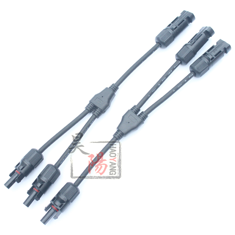 MC4三通连接器 一分二接头 MC4Y型三通连接器 电池板三通插头在类目 电子/电工, 其它中 - 来自Buy2taobao.com提供专业的淘宝代购服务