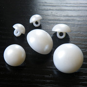 纽扣扣子专卖高档白色，珍珠圆形扣子蘑菇，扣女士雪纺衬衫开衫扣子
