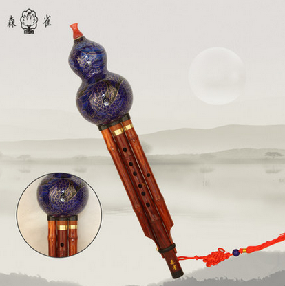 森雀品牌 厂家直销 包邮 景泰蓝红木杆葫芦丝 可调 降b c调 224在类目 乐器/吉他/钢琴/配件, 民族乐器, 民族吹奏乐器, 葫芦丝中 - 来自Buy2taobao.com提供专业的淘宝代购服务