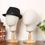 头模帽子展示架男女头模假人头，饰品围巾假发展示道具假发布头模1